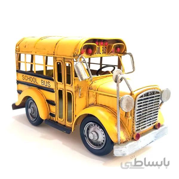 ماکت فلزی اتوبوس مدرسه مدل گردش های علمی