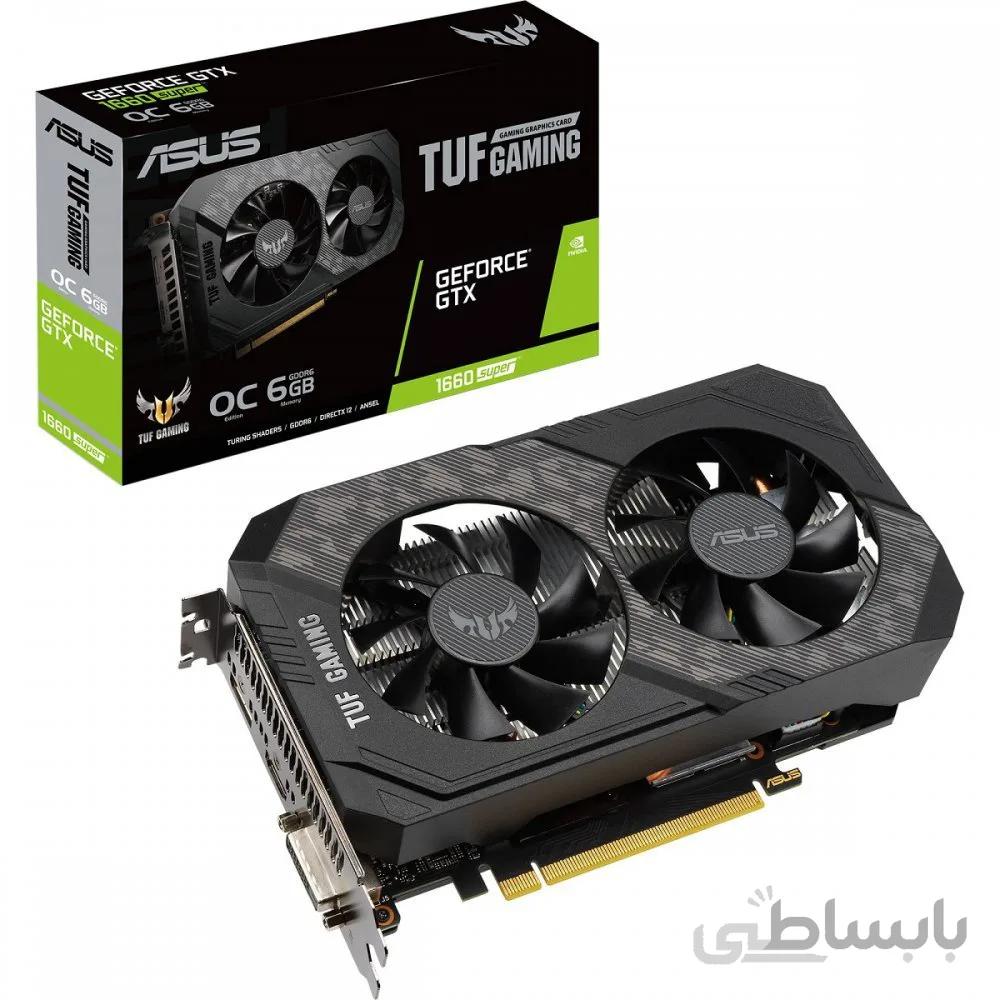 کارت گرافیک ASUS TUF GAMING GTX 1660 Super OC 6G