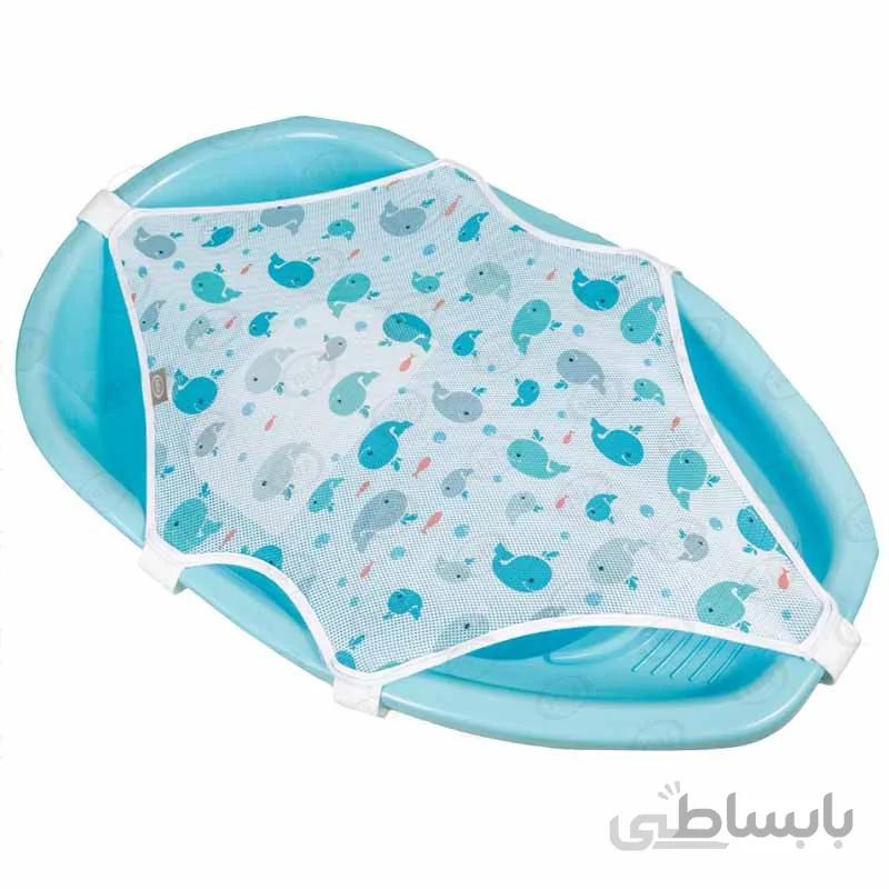 توری وان حمام کودک ایس ایز طرح وال سبز سایز کوچک Isiz