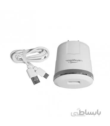 شارژر LAPROMAL مدل Lp-C16 به همراه کابل تایپ سی