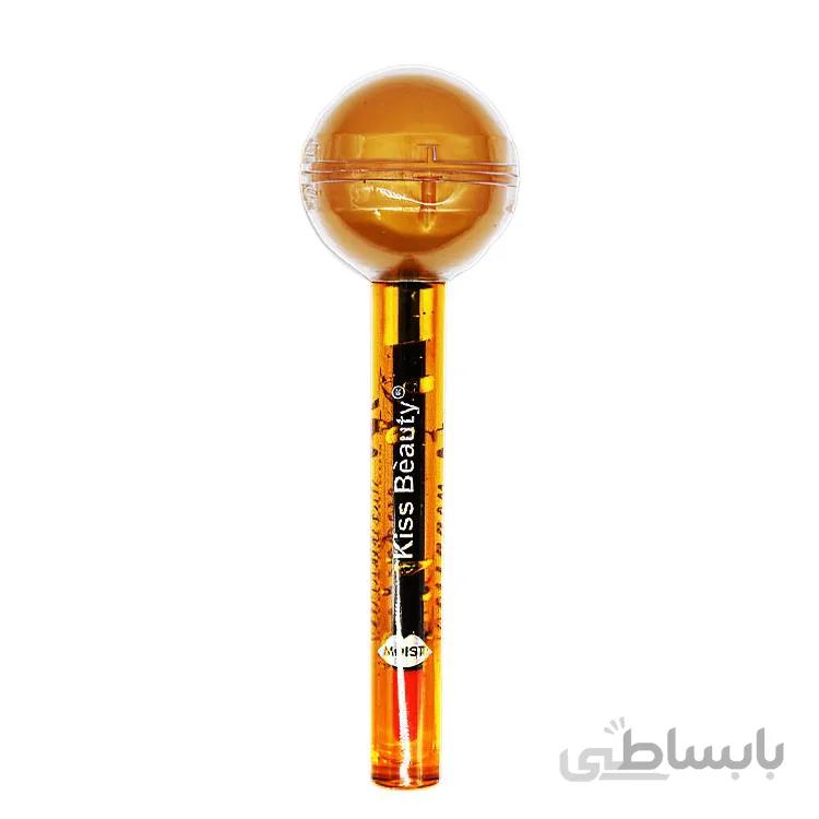بالم لب و برق لب دوتایی کیس بیوتی طرح آبنبات (Kiss Beauty Collagen Lip Balm & Lip Oil Duo)