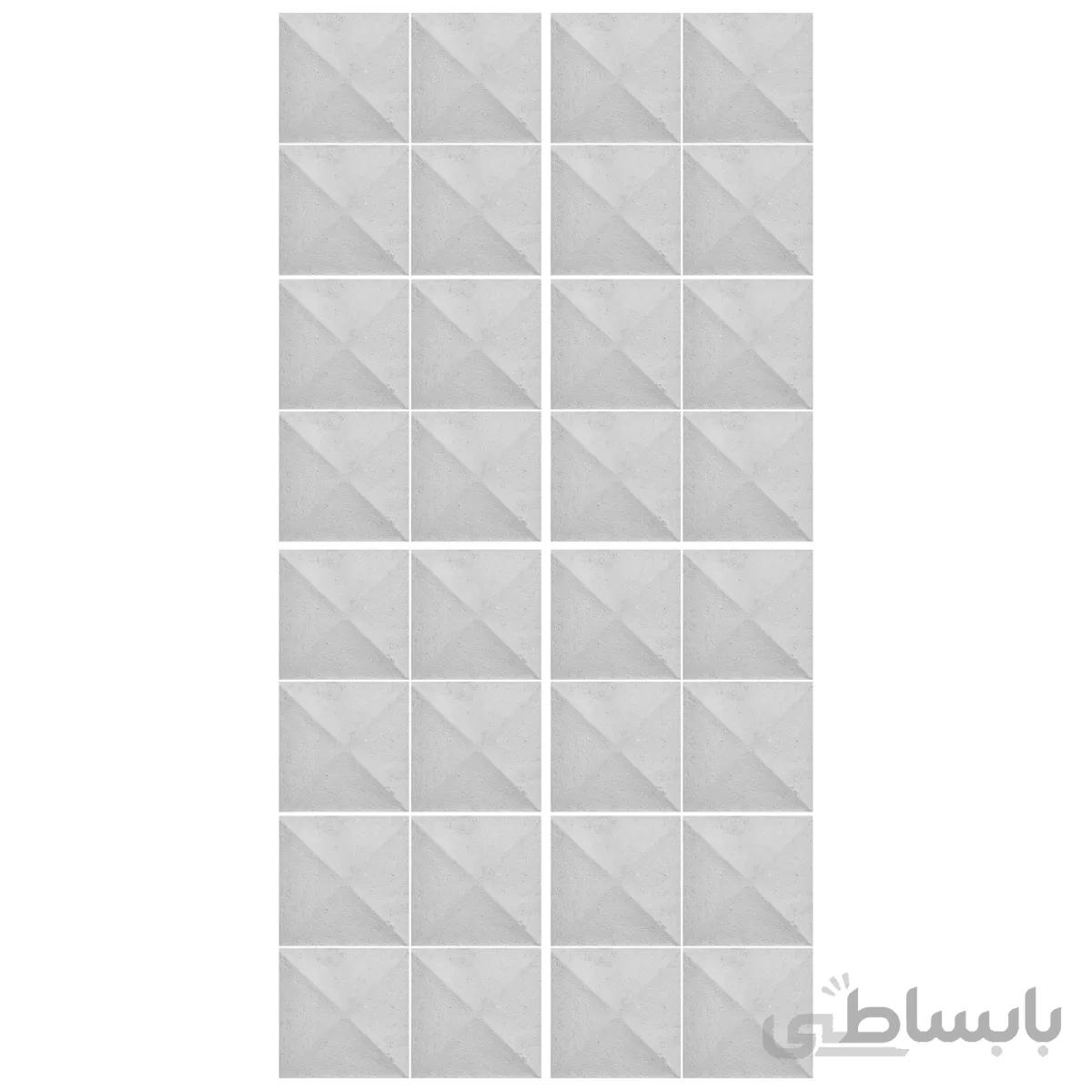 دیوارپوش تندیس و پیکره شهریار مدل امای کد W1010 12 بسته 32 عددی