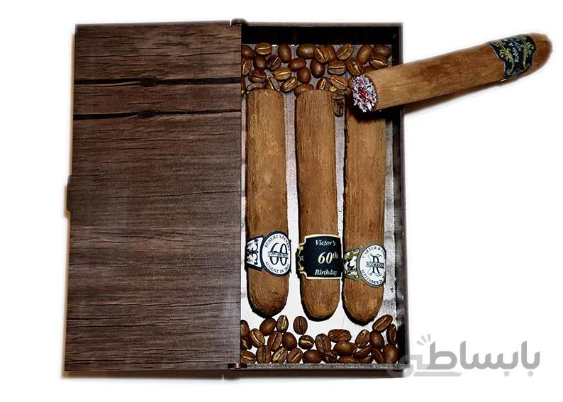 باکس شکلات دست ساز سیگار برگ