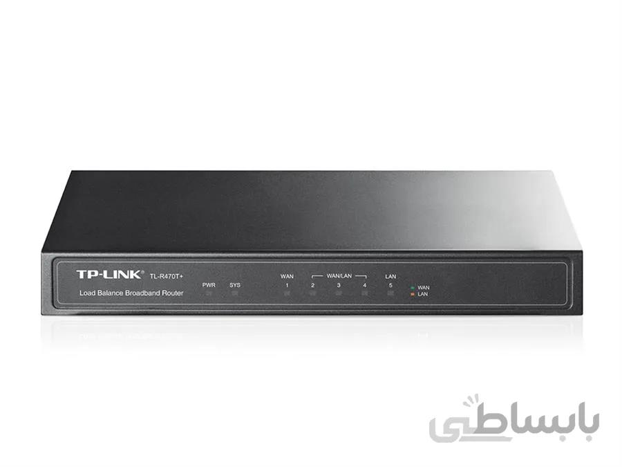 تی پی لینک روتر و متعادل کننده پهنای باند TL-R470T Plus ا TP-Link TL-R470T Plus Load Balance Broadband