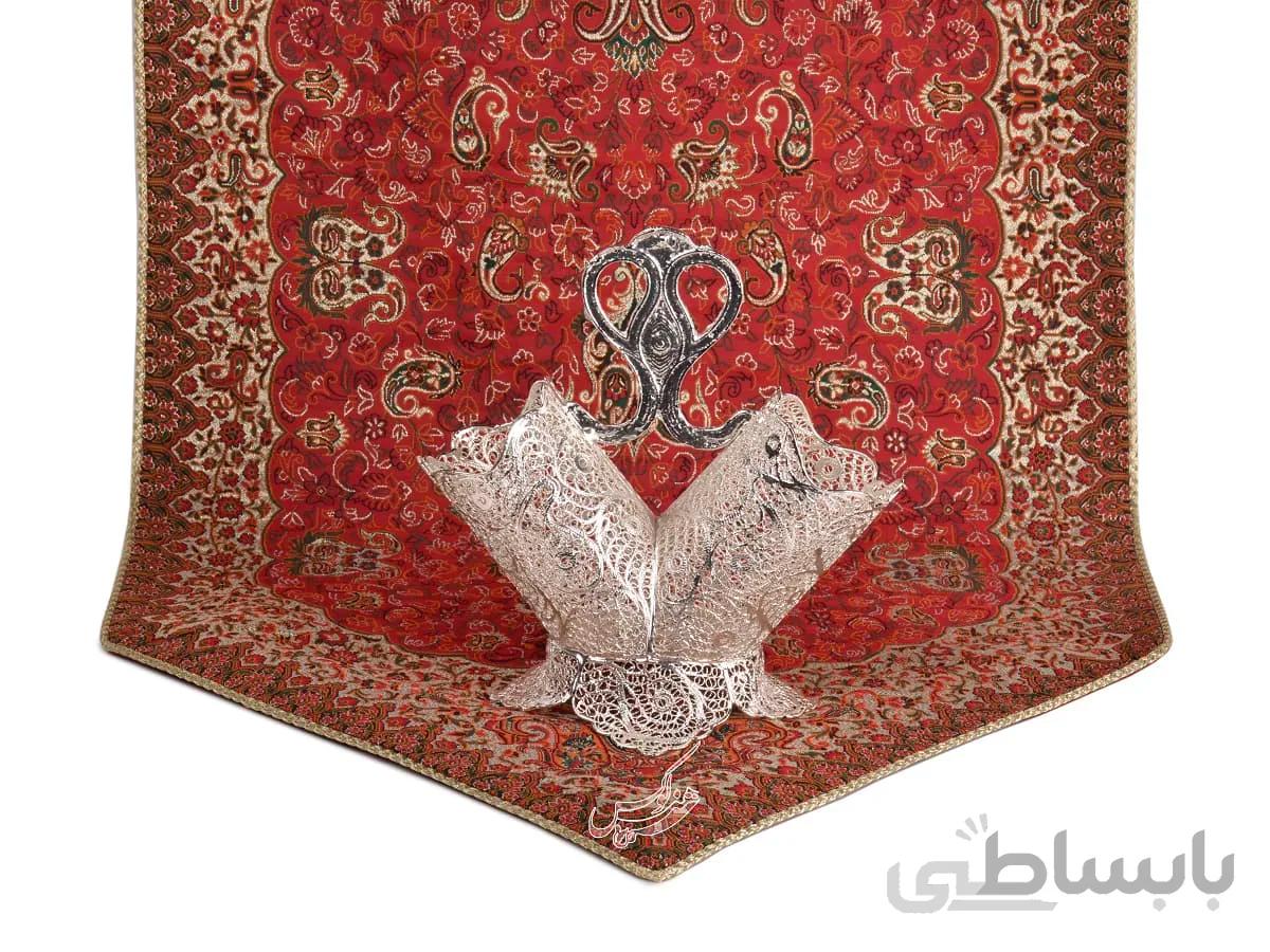 جا قاشق چنگال ملیله کاری