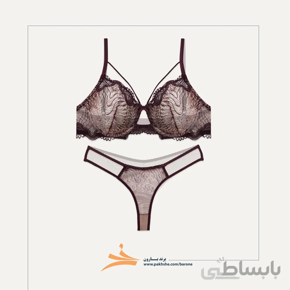ست شورت و سوتین هارنس دار برند بارون کد 345003