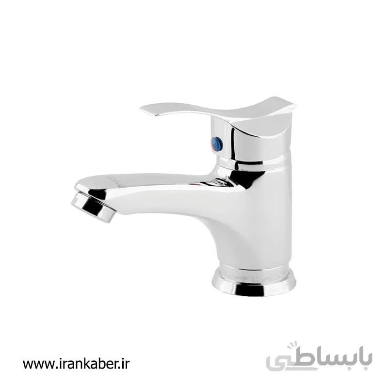 شیر روشویی کروم مدل تیرداد برند تیرگان