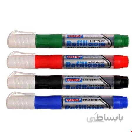 ماژیک وایت برد شارژی کرونا نوک گرد