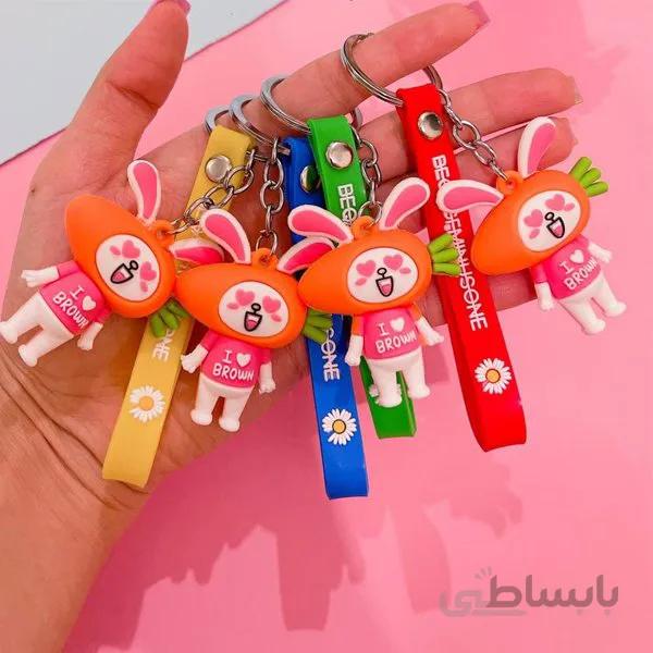 جاکلیدی فانتزی سیلیکونی کله هویج