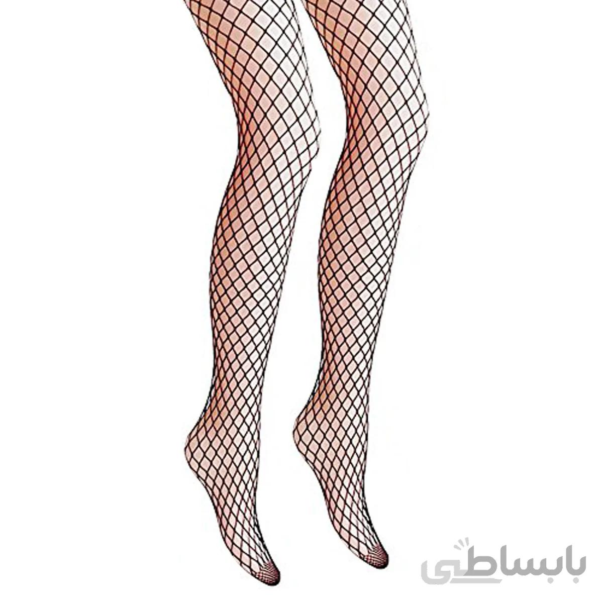 جوراب شلواری زنانه توری / فیش نت فانتزی درشت کد PH430