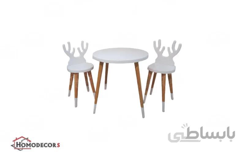 میز و صندلی کودک گوزن مدل H501