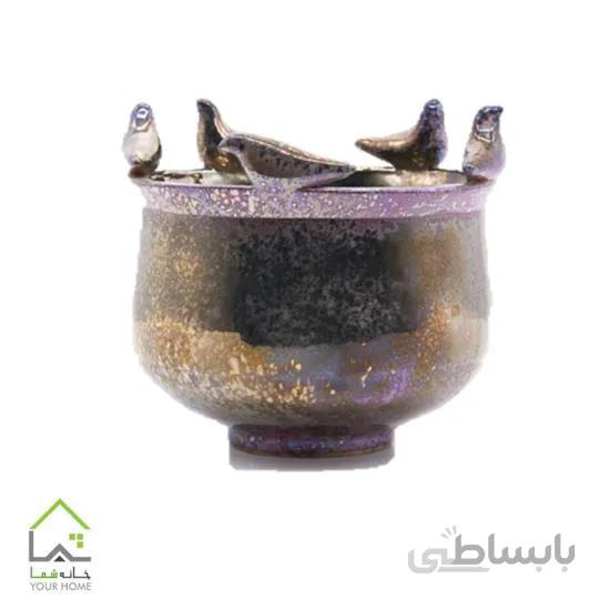 ظرف تزیینی کاسه و پرنده