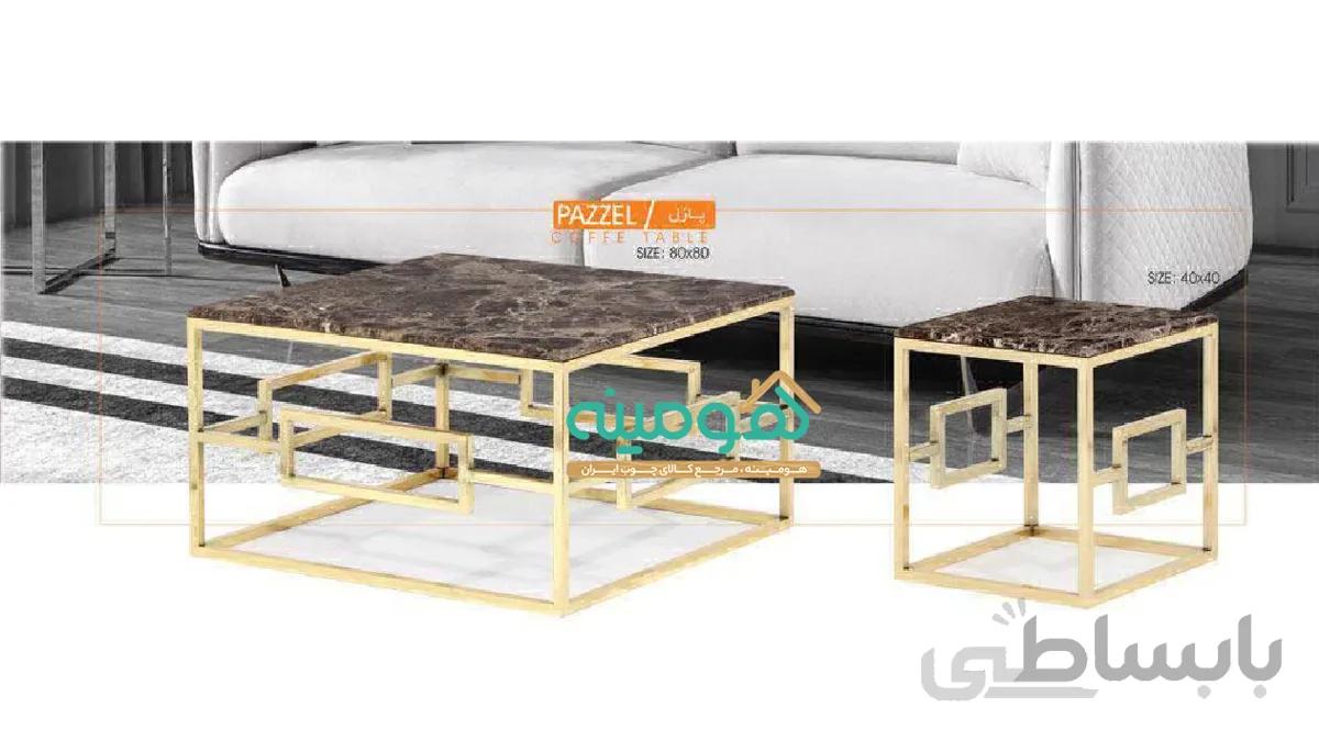 جلو مبلی عسلی مدل پازل