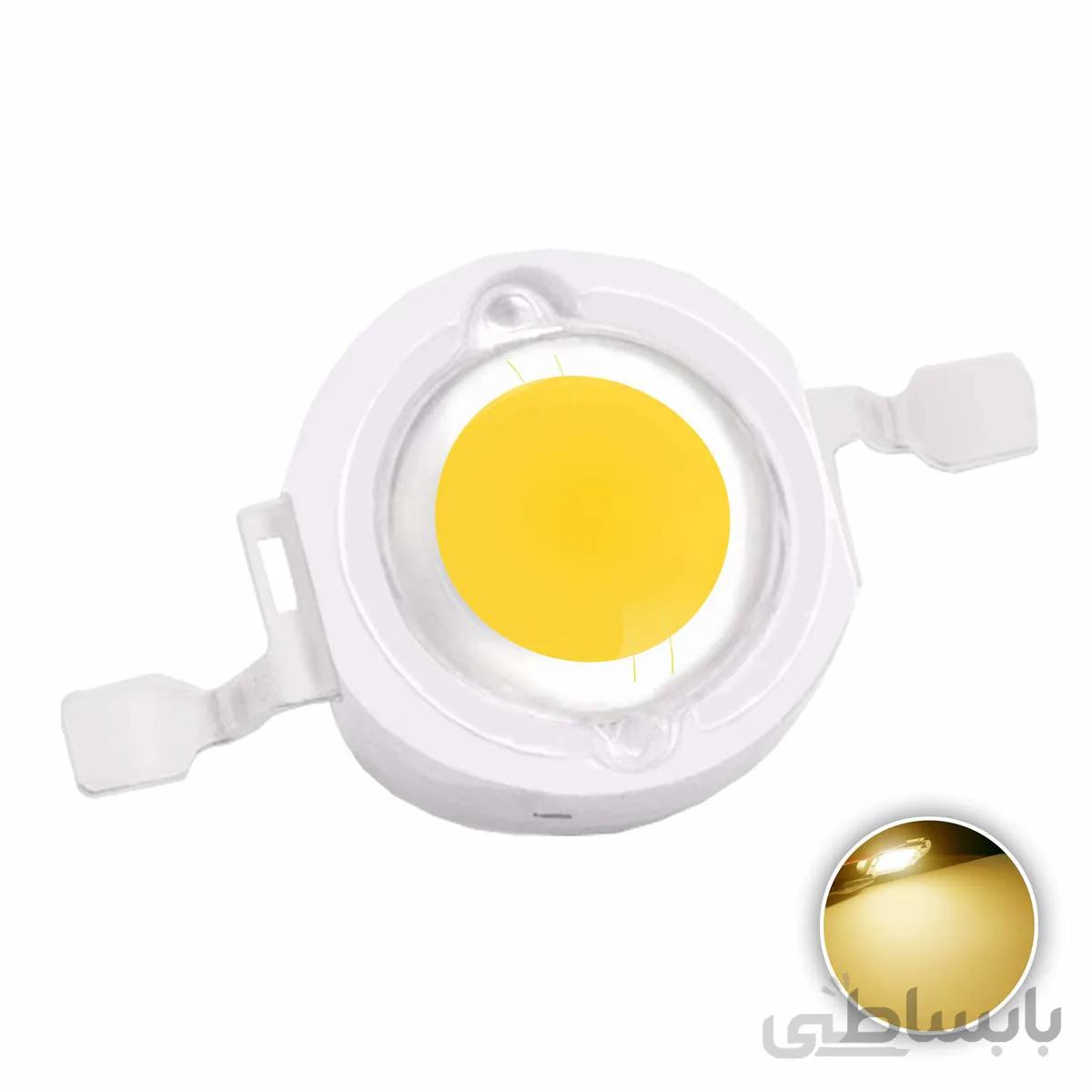 ال ای دی پاور 1 وات سفید آفتابی