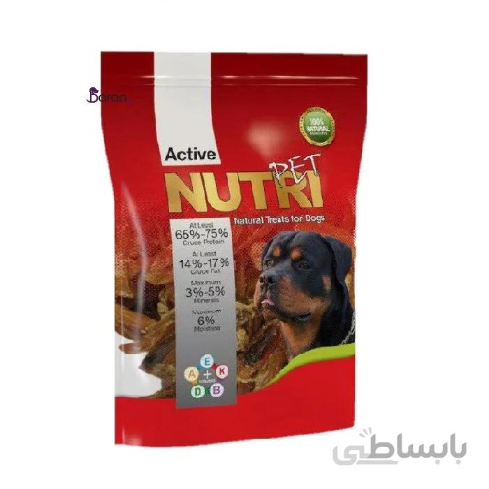 تریت تشویقی سگ نوتری پت مدل Rumen مقدار 50 گرم ا Nutri Pet Treats Rumen For Dogs 50 gr