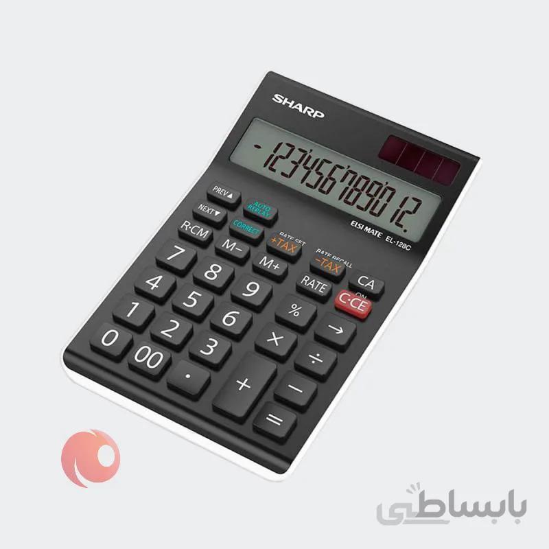 ماشین حساب مدل EL-128C شارپ ا Sharp EL-128C Calculator