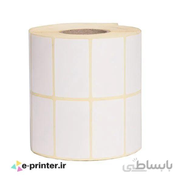 لیبل کاغذی اندازه 50*30 - 2 ردیفه