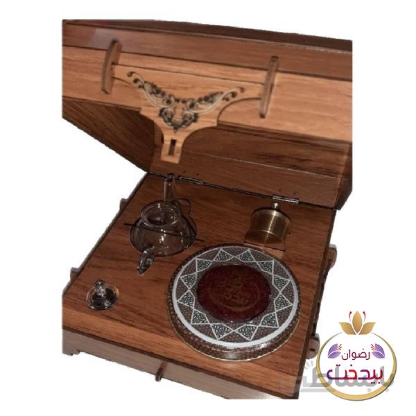 زعفران سرگل ممتاز 3 گرم با جعبه MDF طرح صندوق سنتی