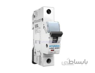 کلید مینیاتوری (mcb) تک پل / تک فاز 4 آمپر هیوندایی