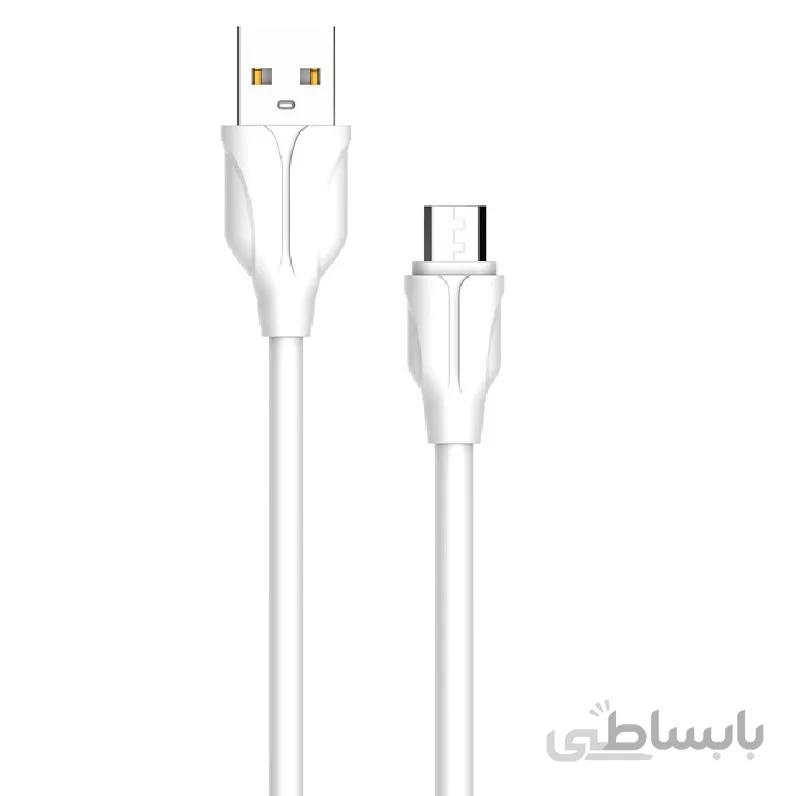 کابل تبدیل USB به microUSB الدینیو مدل LS361 طول 1 متر