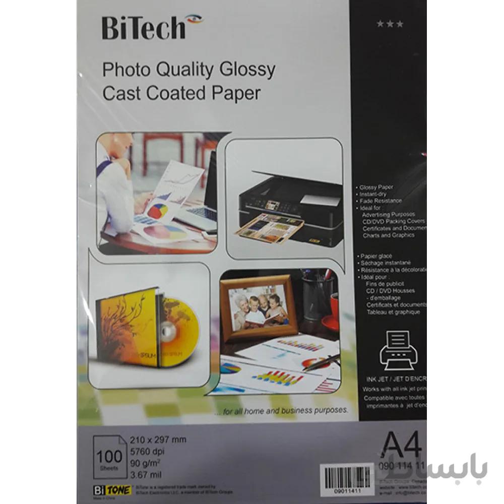 کاغذ گلاسه براق BITECH
