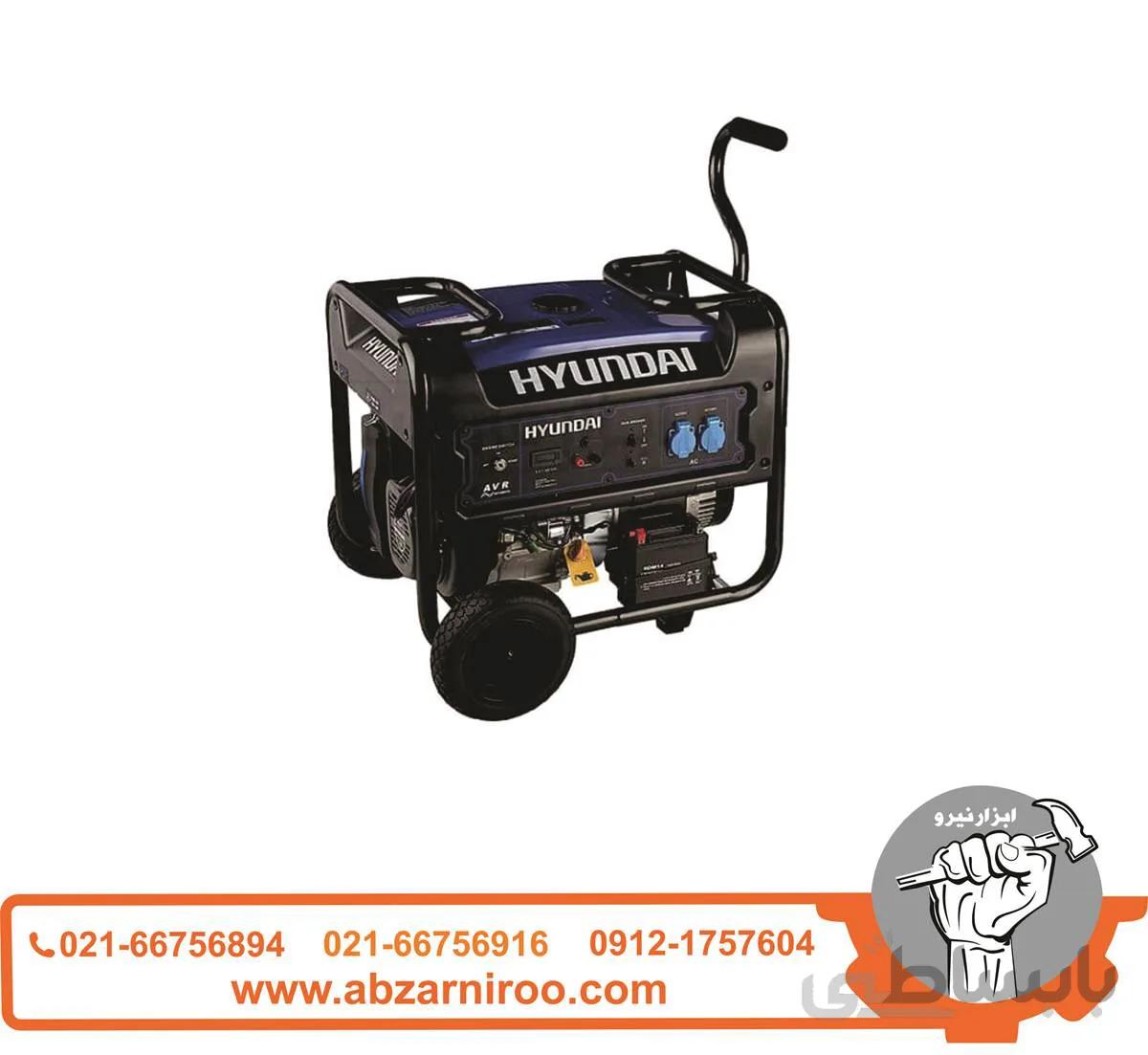 موتور برق هیوندای مدل HG8550-PG ا Hyundai Generator HG8550-PG