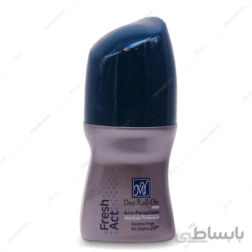 رول ضد تعریق مای مردانه مدل Fresh Act حجم 50 میل ا My Fresh Act Roll On Deodorant For Men 50ml
