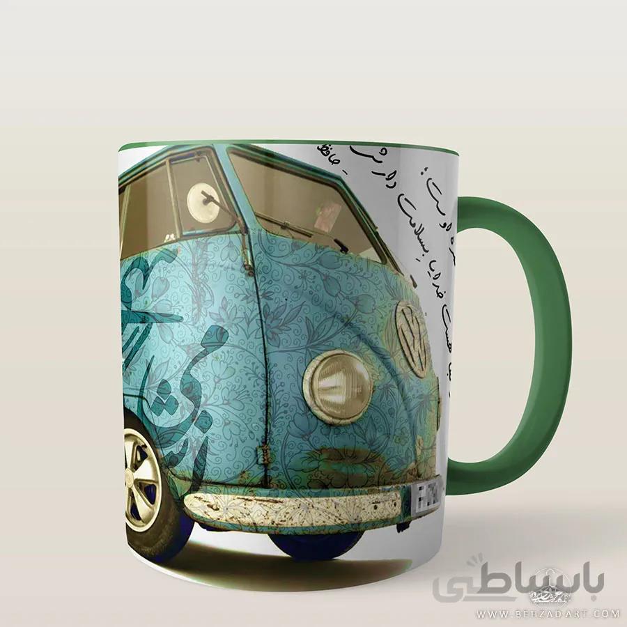 ماگ سرامیکی طرح فولکس