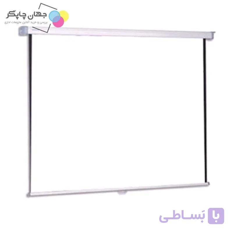 پرده نمایش دستی پروژکتور اسکوپ 300 × 300