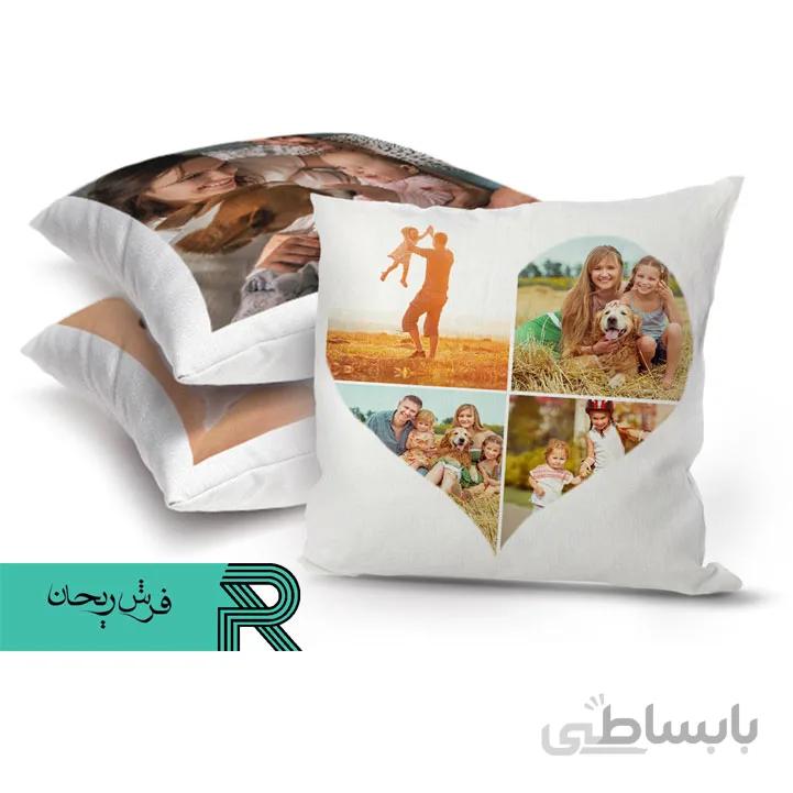 سفارش کوسن با تصویر شخصی و طرح دلخواه
