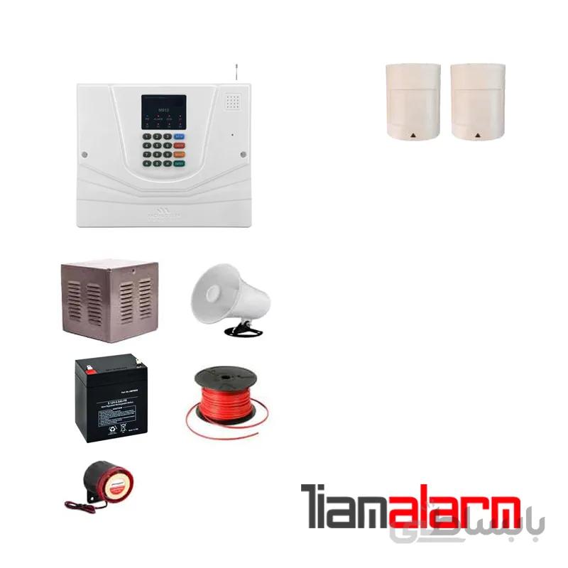پکیج دزدگیر اماکن باسیم مدل مستر سیم کارتی و تلفنی M930PR2