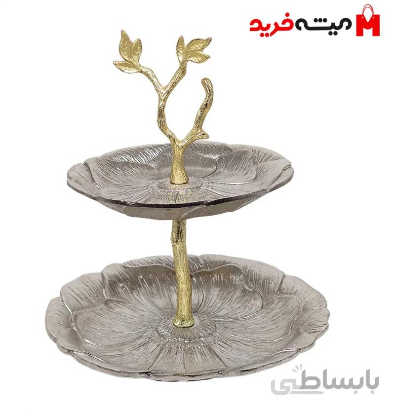 شیرینی خوری مدل دو طبقه لوتوس