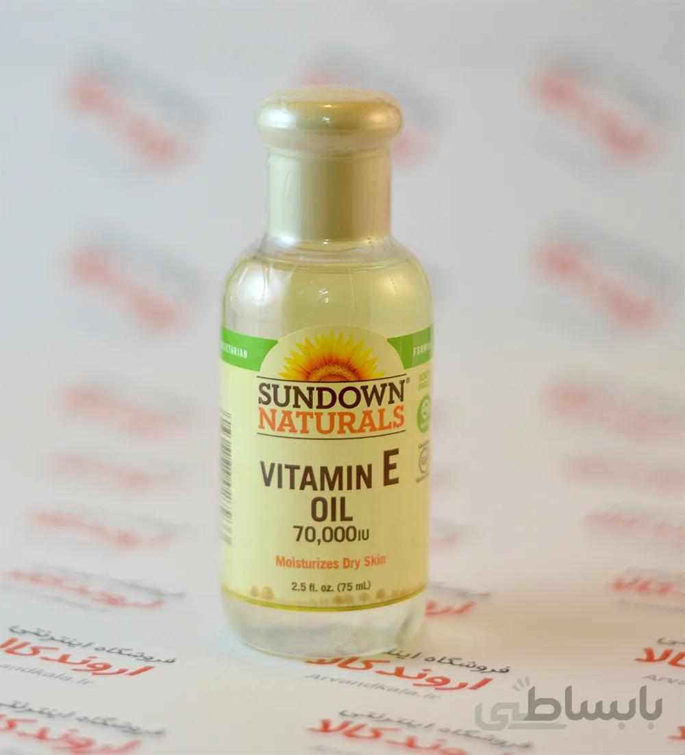 روغن ویتامین E برند Sundown Naturals