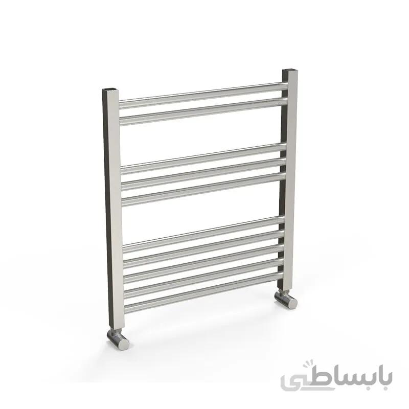 حوله خشک کن استیل کروم مات لوله ای