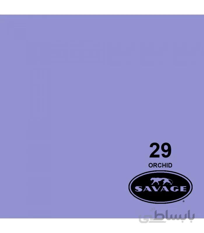 فون کاغذی SAVAGE کد رنگی ‌Orchid 29-12