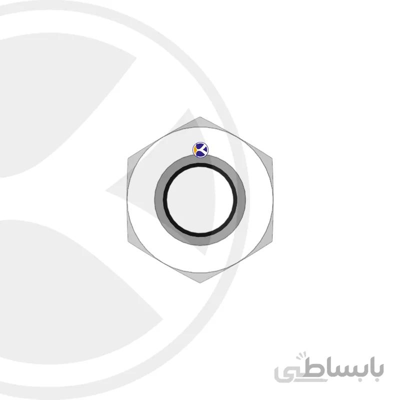 مهره شش گوش باریک سایز 22 میلی متر