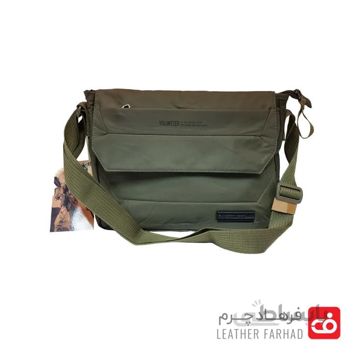 کیف رو دوشی سرخانه دار جنس واتر مارک vounteer