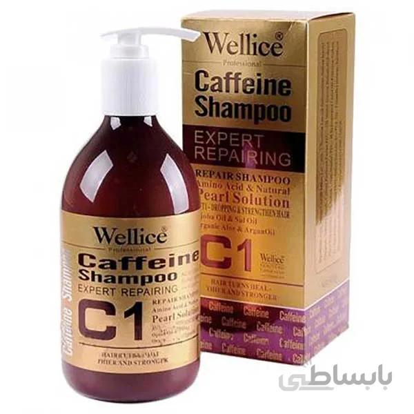 شامپو کافئین ویلایس مدل C1 حجم 500 گرم