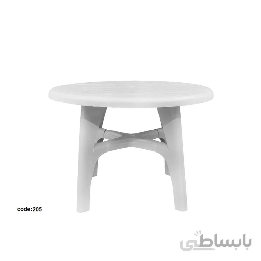 میز گرد صبا پلاستیک کد ۲۰۵