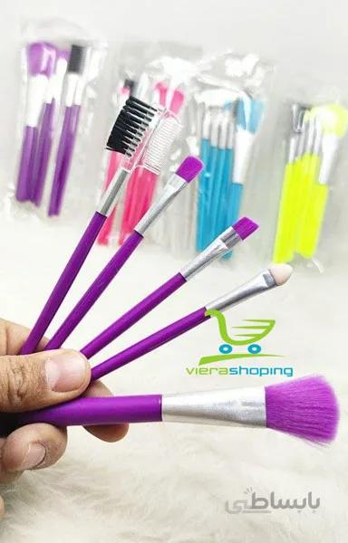 ست براش 5 تکه برای استفاده میکاپ