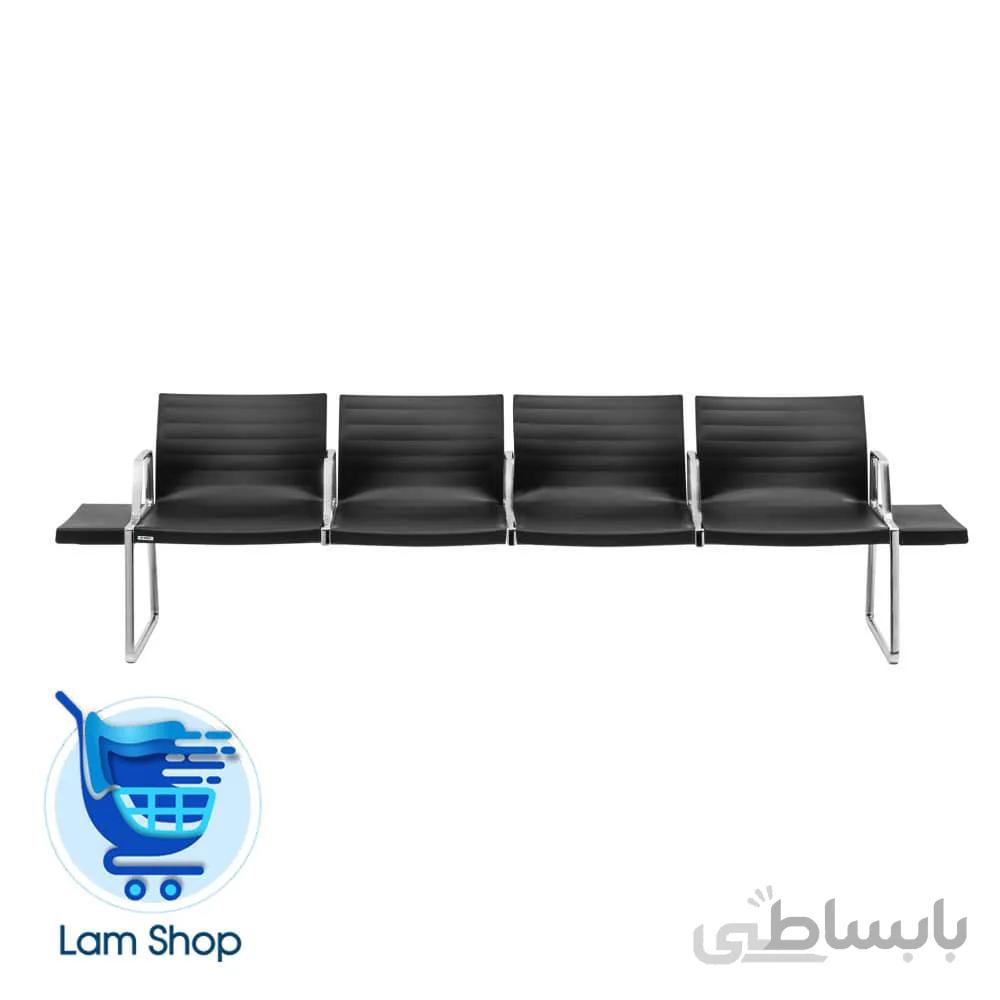 نیمکت انتظار پلاستیکی ترانزیت چهار نفره p964 نظری(پایه آبکاری)