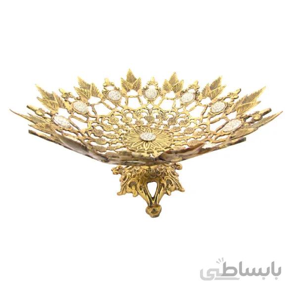 میوه خوری برنزی طرح نیزه ای سایز متوسط کد ۱۰۵۷