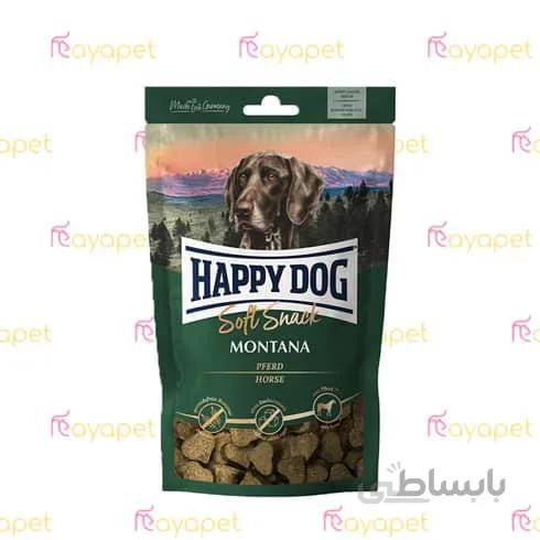 تشویقی سگ soft snack (هپی داگ) گوشت اسب 100 گرمی