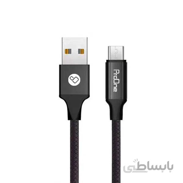 کابل تبدیل USB به Micro USB پرووان مدل PCC160 PD01 به طول ۱ متر