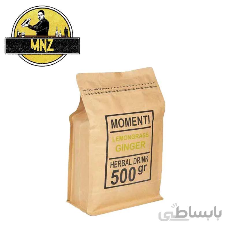 دمنوش لمون گرس جینجر مومنتی 500 گرم