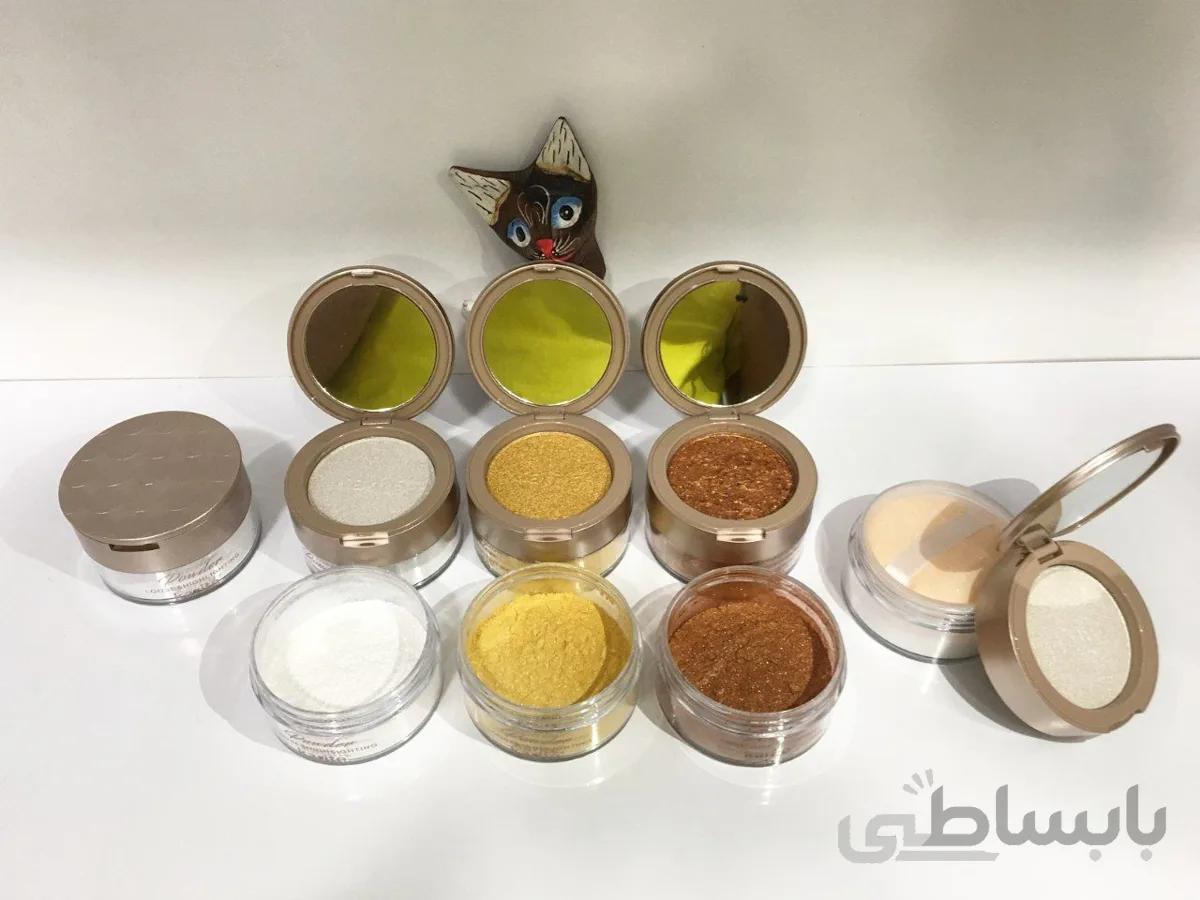 هایلایتر کاریته karite مدل دو طبقه پودری و پالتی