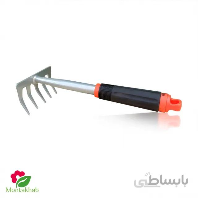 شن کش 5 پایه فلزی با دسته پلاستیکی