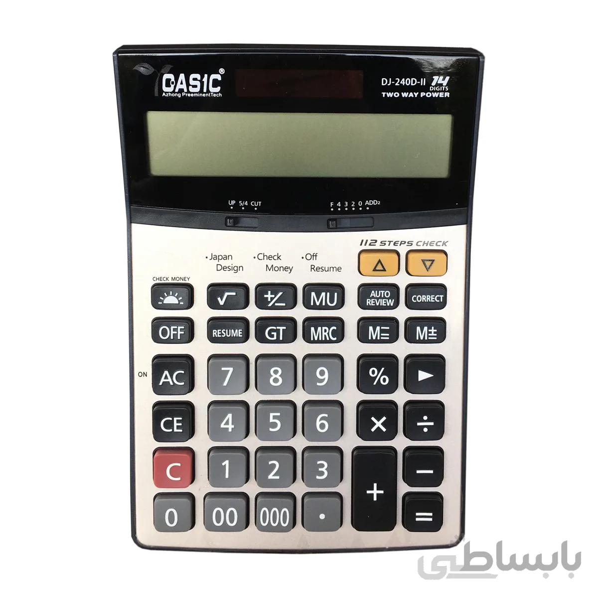 ماشین حساب مدل DJ-240D کاسیک ا DJ-240D Casic Calculator