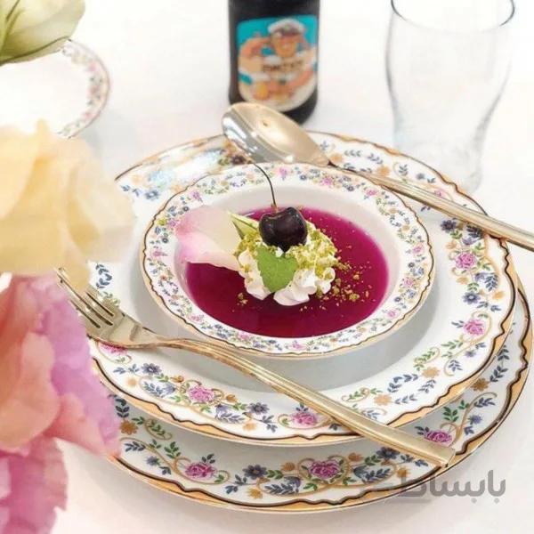 چینی ۱۰۲ پارچه ۱۲ نفره زرین