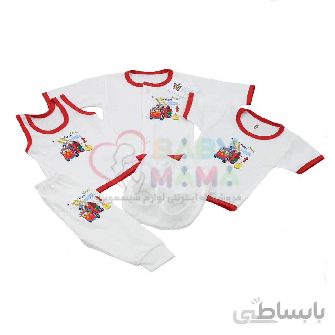 ست 5 تیکه shadico چاپی عروسکی
